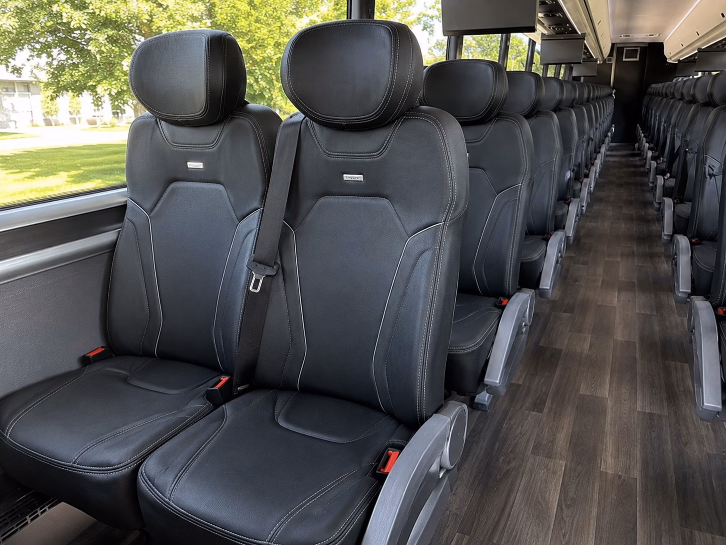 scranton charter bus interior