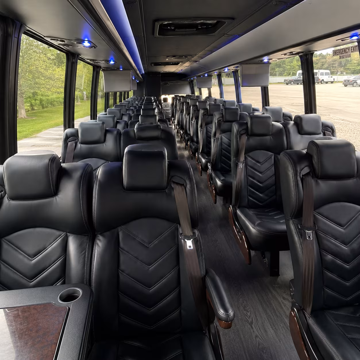 scranton religious group transportation onboard seating