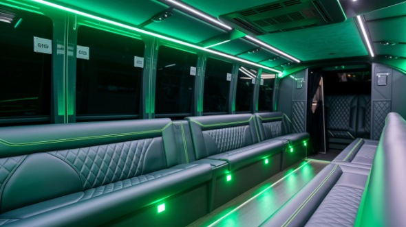 party bus rental interior scranton